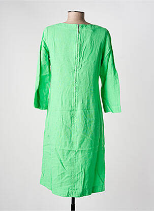 Rochie midi mâneci 3/4 mâneci 3/4 verde COUTURIST femeie