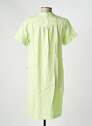 Rochie midi mâneci scurte mâneci scurte verde COUTURIST femeie