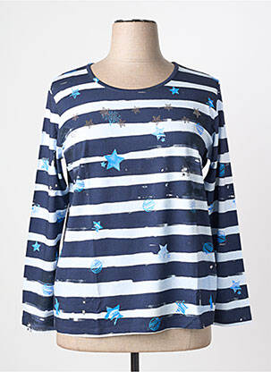 Tricou mâneci lungi mâneci lungi albastru THOMAS RABE femeie