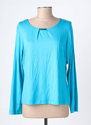 Tricou mâneci lungi mâneci lungi albastru RABE femeie