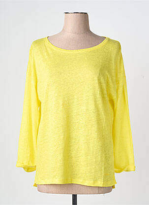Tricou mâneci 3/4 mâneci 3/4 galben ESCORPION femeie