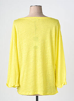 Tricou mâneci 3/4 mâneci 3/4 galben ESCORPION femeie