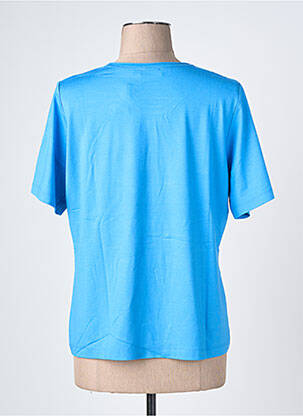 Tricou elasticitate mâneci scurte albastru RABE femeie