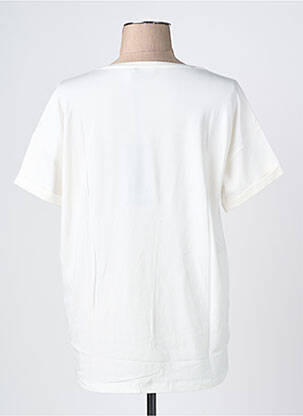 Tricou croială dreaptă mâneci scurte bej TUZZI femeie
