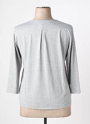 Tricou mâneci 3/4 mâneci 3/4 gri RABE femeie