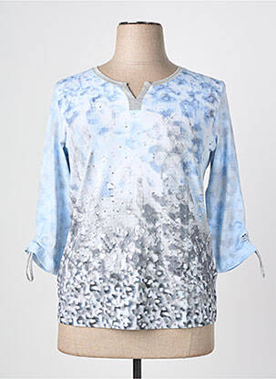 Tricou mâneci 3/4 mâneci 3/4 albastru RABE femeie