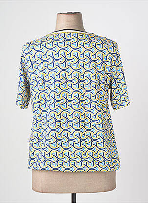 Tricou imprimeu fantezie mâneci scurte albastru RABE femeie