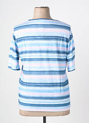 Tricou elasticitate mâneci scurte albastru THOMAS RABE femeie