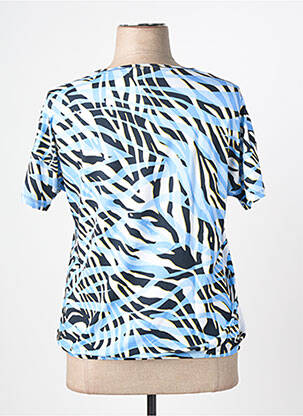 Tricou elasticitate mâneci scurte albastru RABE femeie