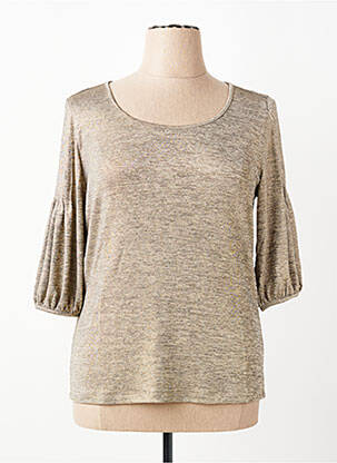 Tricou mâneci 3/4 mâneci 3/4 auriu ESCORPION femeie