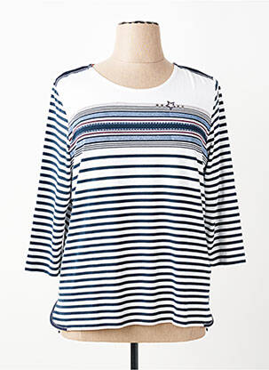 Tricou mâneci 3/4 mâneci 3/4 alb RABE femeie