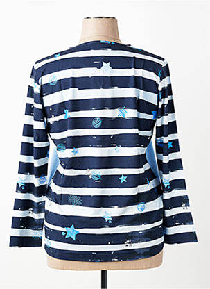 Tricou mâneci lungi mâneci lungi albastru RABE femeie