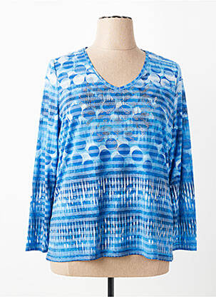 Tricou mâneci lungi mâneci lungi albastru OLSEN femeie