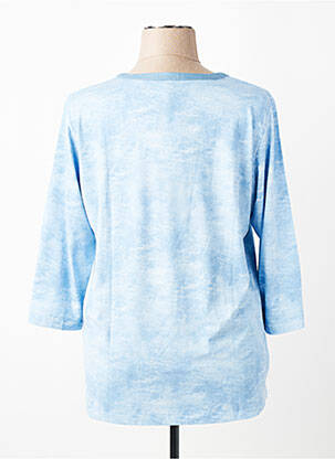 Tricou mâneci 3/4 mâneci 3/4 albastru RABE femeie