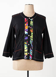 Jachete casual guler rotund negru CHRISTINE LAURE femeie