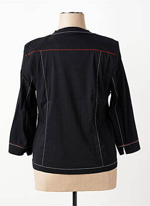 Jachete casual guler rotund negru CHRISTINE LAURE femeie