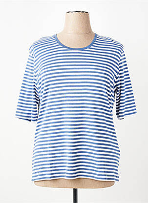 Tricou croială cambrată mâneci scurte albastru RABE femeie