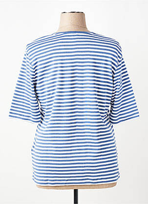 Tricou croială cambrată mâneci scurte albastru RABE femeie