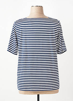 Tricou croială dreaptă mâneci scurte albastru RABE femeie