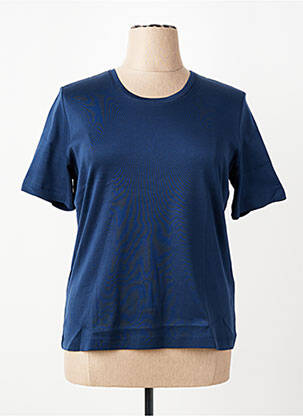 Tricou croială dreaptă mâneci scurte albastru RABE femeie