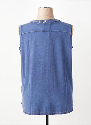 Tricou croială dreaptă mâneci scurte albastru RABE femeie