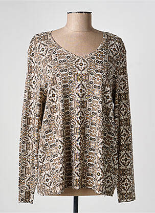 Tricou mâneci lungi mâneci lungi maro OLSEN femeie