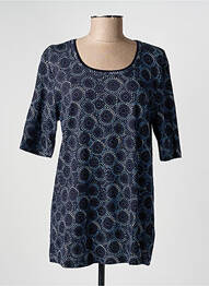 Tricou imprimeu fantezie mâneci scurte albastru OLSEN femeie