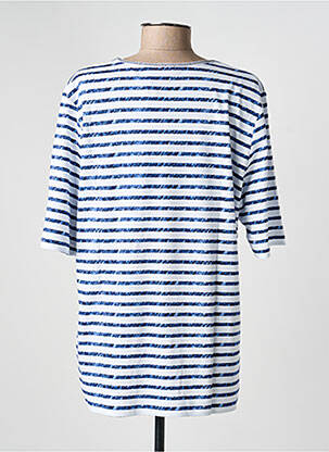 Tricou croială dreaptă mâneci scurte albastru RABE femeie