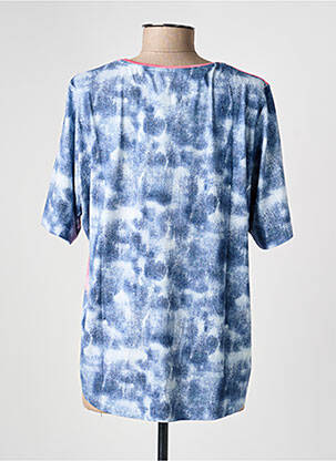 Tricou imprimeu fantezie mâneci scurte albastru RABE femeie