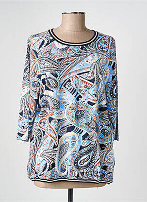 Tricou mâneci 3/4 mâneci 3/4 albastru OLSEN femeie