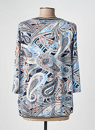 Tricou mâneci 3/4 mâneci 3/4 albastru OLSEN femeie