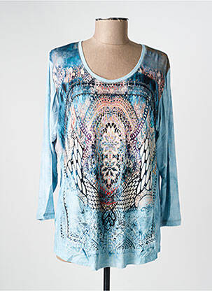 Tricou mâneci lungi mâneci lungi albastru RABE femeie