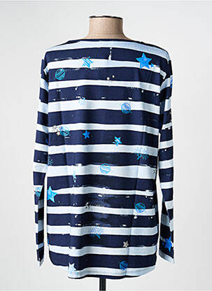 Tricou mâneci lungi mâneci lungi albastru RABE femeie
