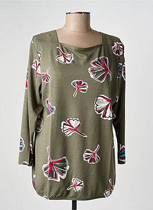 Tricou mâneci lungi mâneci lungi verde RABE femeie