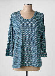 Tricou imprimeu fantezie mâneci lungi verde RABE femeie