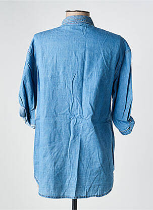 Cămașă croială dreaptă mâneci 3/4 albastru DENIM &DRESS femeie