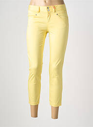 Pantalon trei sferturi buzunare galben STREET ONE femeie