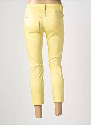 Pantalon trei sferturi buzunare galben STREET ONE femeie