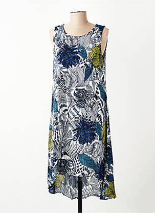 Rochie scurtă fără mâneci fără mâneci albastru DESIGUAL femeie