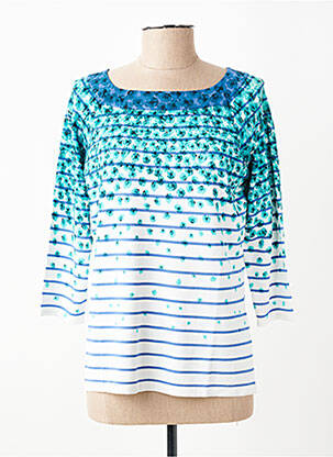 Tricou mâneci 3/4 mâneci 3/4 albastru ESCORPION femeie