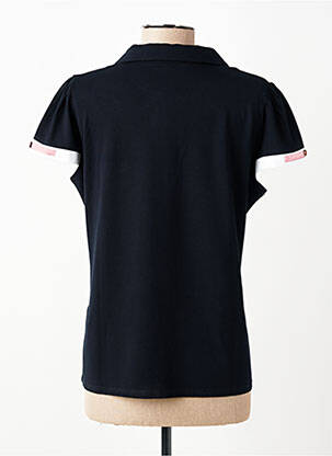 Polo elasticitate mâneci scurte negru CHRISTINE LAURE femeie