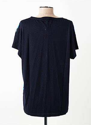 Tricou imprimeu fantezie mâneci scurte albastru OLSEN femeie