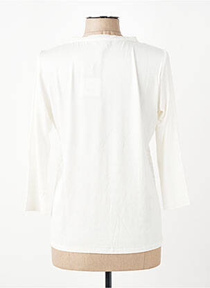 Tricou mâneci 3/4 mâneci 3/4 alb RABE femeie