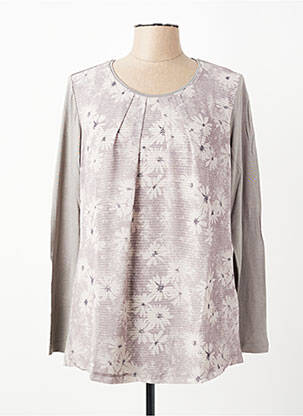 Tricou mâneci lungi mâneci lungi maro OLSEN femeie
