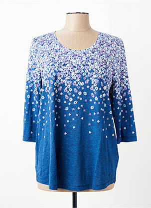 Tricou mâneci 3/4 mâneci 3/4 albastru OLSEN femeie