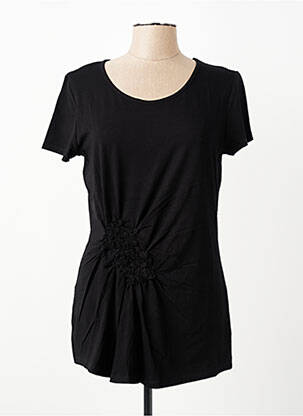 Tricou elasticitate mâneci scurte negru KATMAI femeie