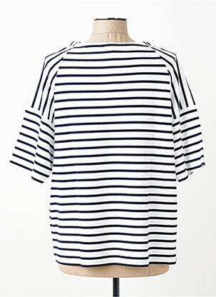 Tricou croială dreaptă mâneci scurte alb ARMOR LUX femeie