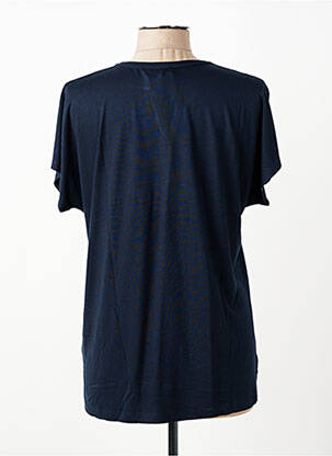 Tricou imprimeu fantezie mâneci scurte albastru OLSEN femeie