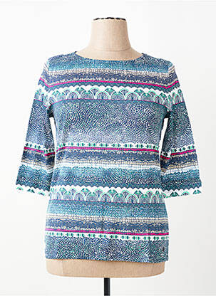 Tricou imprimeu fantezie mâneci scurte verde OLSEN femeie