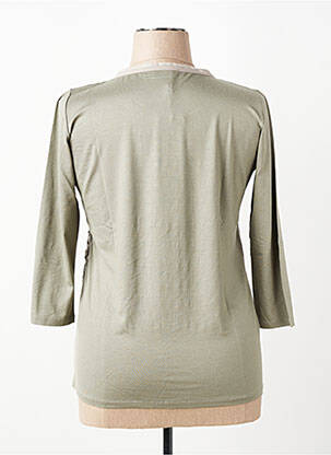 Tricou mâneci 3/4 mâneci 3/4 verde RABE femeie